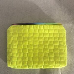 Neon Yellow Cosmetic Bag